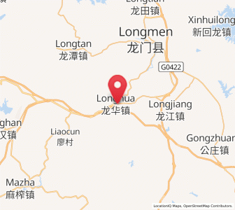 Map of Longhua, Guangdong