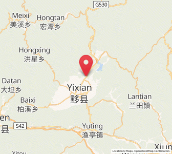 Map of Longjiang, Anhui