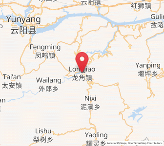 Map of Longjiao, Chongqing