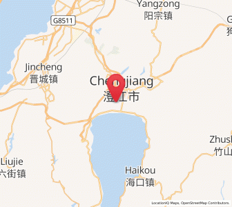 Map of Longjie, Yunnan