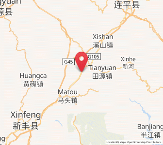 Map of Longjie, Guangdong