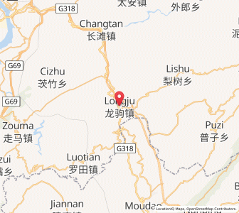 Map of Longju, Chongqing