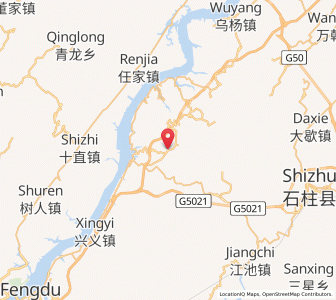 Map of Longkong, Chongqing