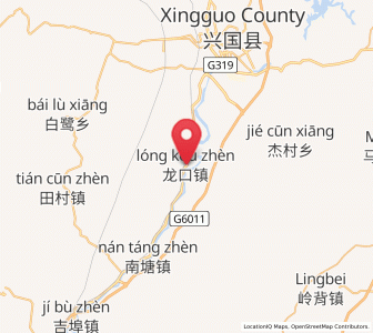Map of Longkou, Jiangxi