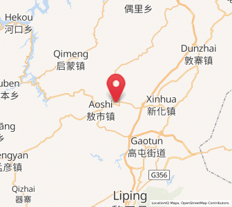 Map of Longlisuo, Guizhou