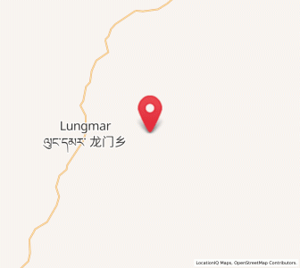 Map of Longmen, Qinghai