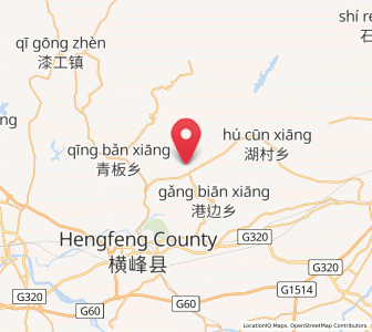 Map of Longmenfan, Jiangxi