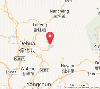 Map of Longmentan, Fujian