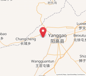 Map of Longquan, Shanxi