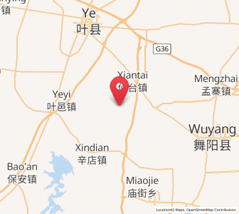 Map of Longquan, Henan