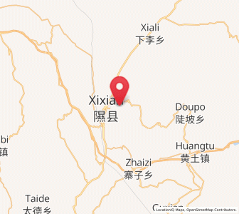 Map of Longquan, Shanxi