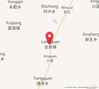 Map of Longquan, Heilongjiang