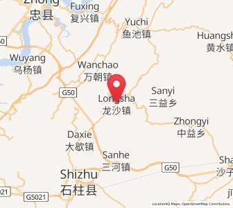 Map of Longsha, Chongqing