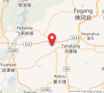 Map of Longshan, Guangdong