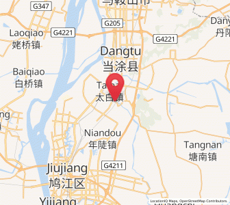 Map of Longshanqiao, Anhui
