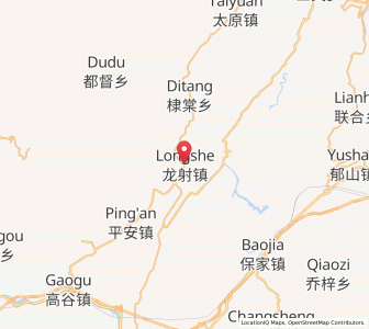 Map of Longshe, Chongqing