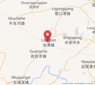 Map of Longtan, Hunan