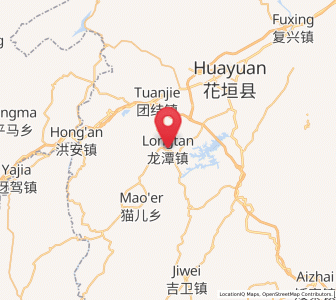 Map of Longtan, Hunan