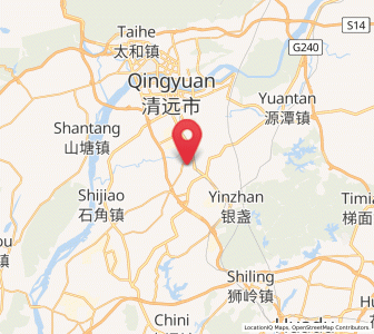 Map of Longtang, Guangdong
