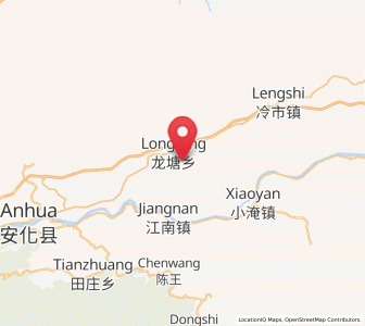 Map of Longtang, Hunan