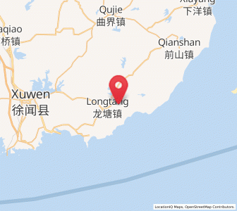 Map of Longtang, Guangdong
