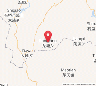 Map of Longtang, Chongqing