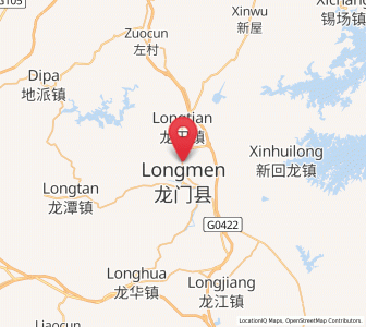 Map of Longtian, Guangdong
