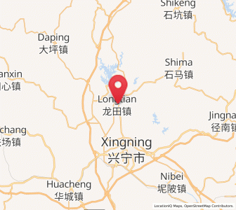 Map of Longtian, Guangdong