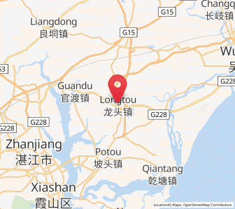 Map of Longtou, Guangdong