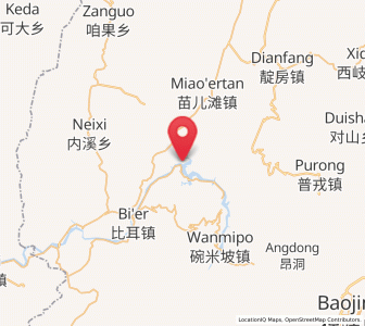 Map of Longtou, Hunan