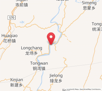 Map of Longtou’an, Hunan