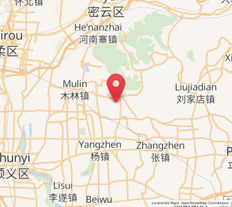 Map of Longwantun, Beijing