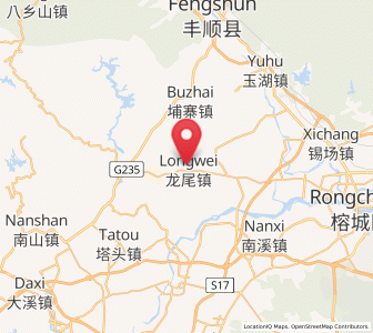 Map of Longwei, Guangdong