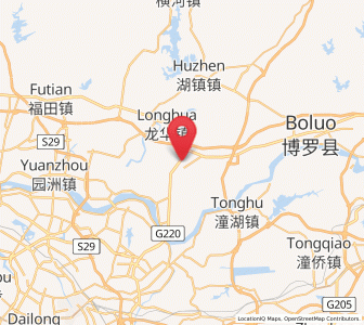 Map of Longxi, Guangdong