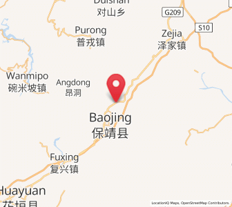 Map of Longxi, Hunan