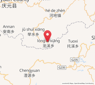 Map of Longxi, Zhejiang