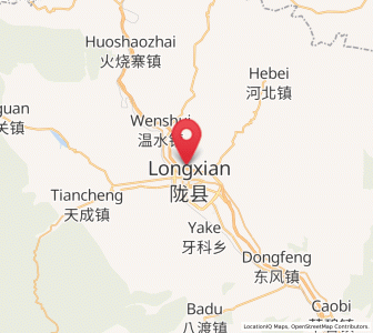 Map of Longxian Chengguanzhen, Shaanxi