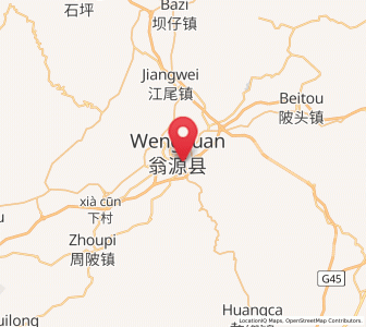 Map of Longxian, Guangdong