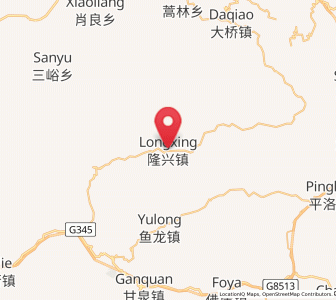 Map of Longxing, Gansu