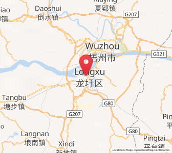 Map of Longxu, Guangxi