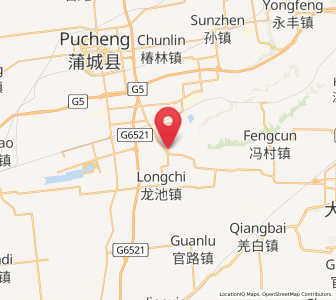 Map of Longyang, Shaanxi