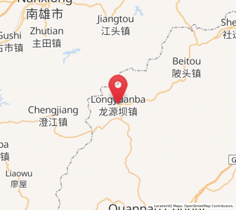 Map of Longyuanba, Jiangxi