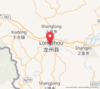 Map of Longzhou, Guangxi