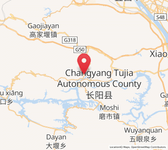 Map of Longzhouping, Hubei