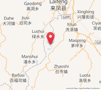 Map of Longzui, Hunan