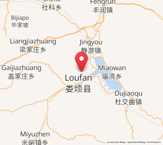 Map of Loufan, Shanxi