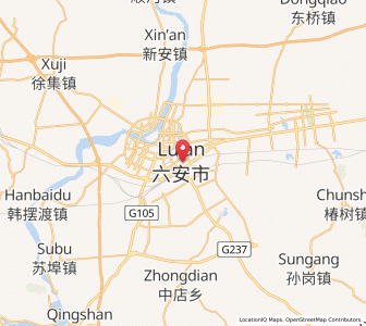 Map of Lu’an, Anhui