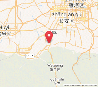 Map of Luanzhen, Shaanxi