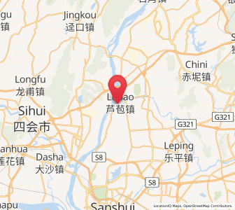 Map of Lubao, Guangdong