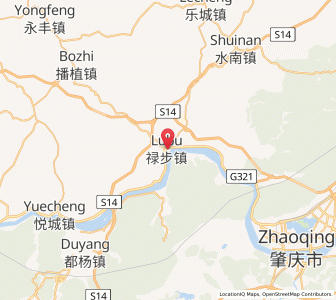 Map of Lubu, Guangdong